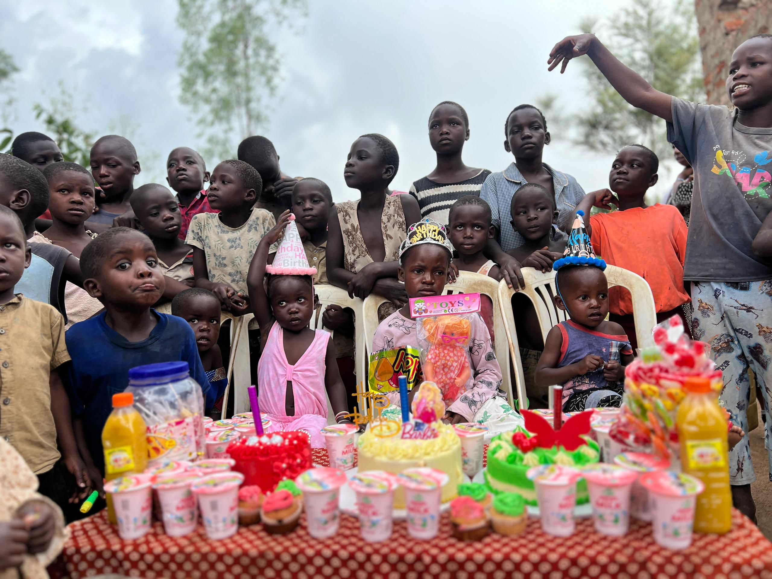 Children studying at HappyKids learning center